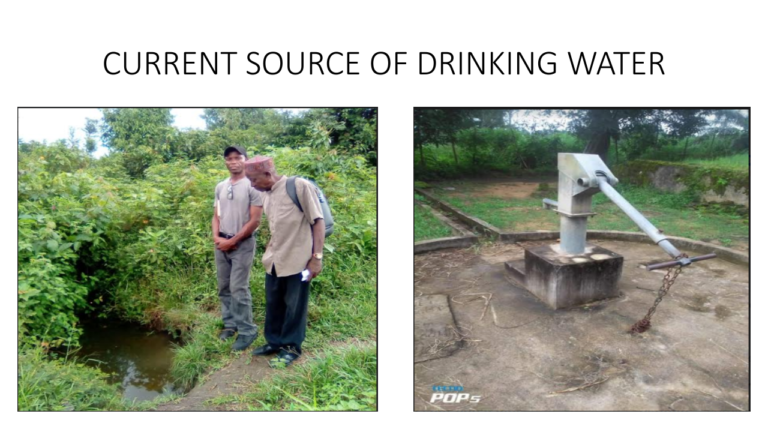 Part of the water wells 